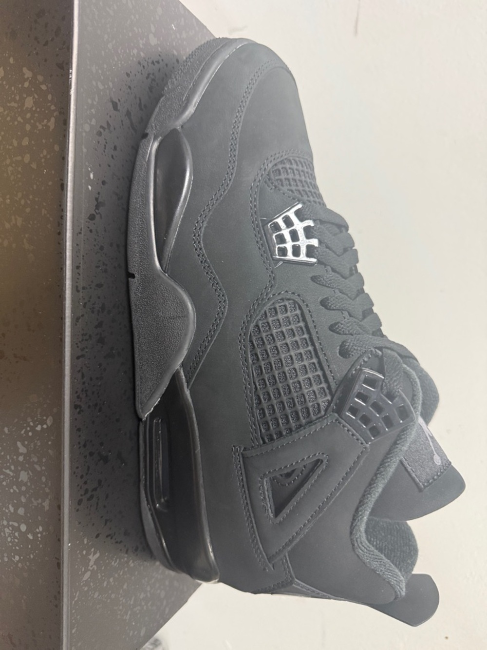 Nike Air Jordan 4 Retro Black Cat High Tops NIB